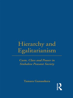 cover image of Hierarchy and Egalitarianism